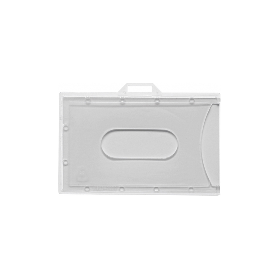 obal na kartu - visačka, pevný plast, na šířku