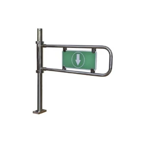mechanická nerezová branka, automatické zavírání, rozměr 980x1020 mm