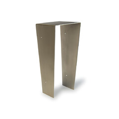 nerezový kryt (stříška) pro montáž zařízení na sloupky MC