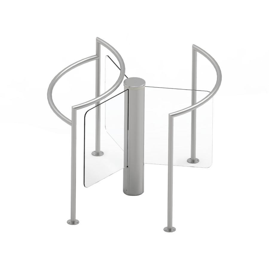 motorový rotační turniket, 1430 x 1340 x 1060 mm