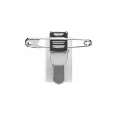 konferenční klip na kartu se špendlíkem, samolepící