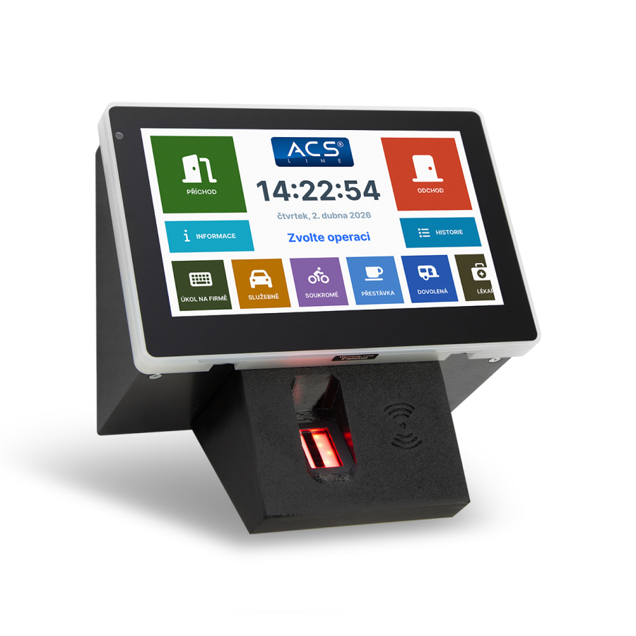 biometrický dotykový terminál 7