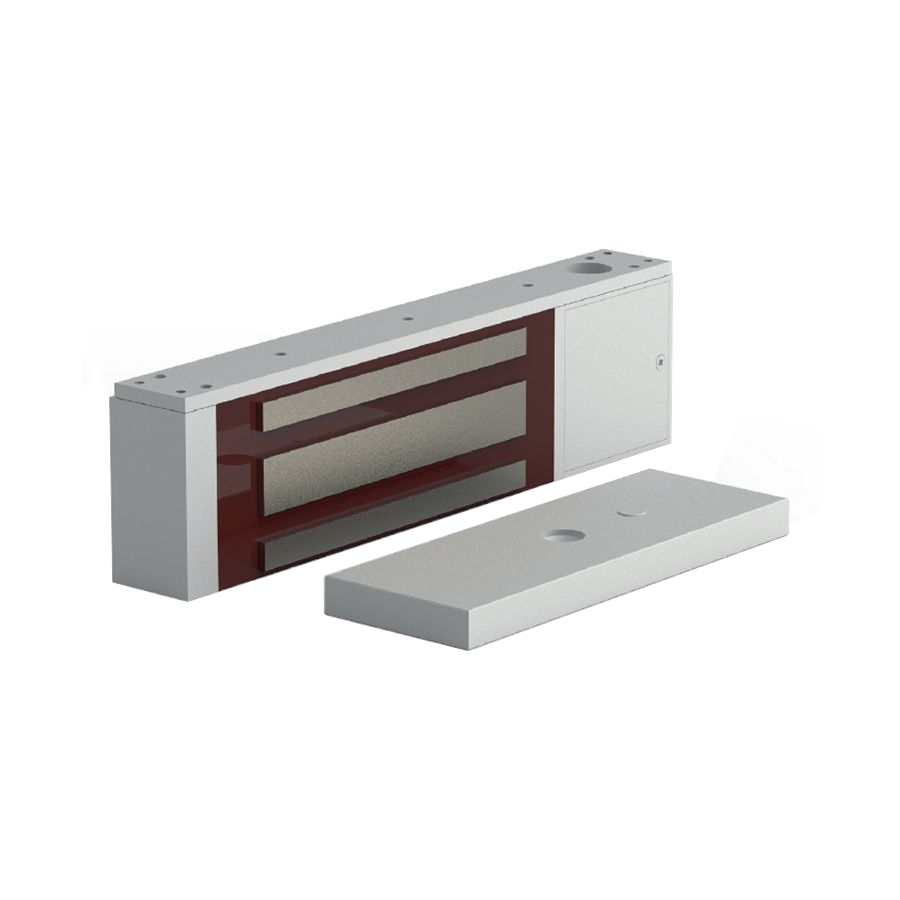 magnet - přídržná síla 500 kg, 12/24 V DC (280mA), povrchová montáž, 265x65x35 mm