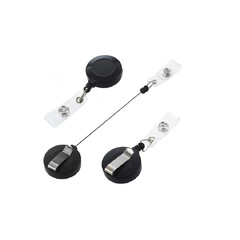 plastový naviják s klipem, možností upevnění na oděv